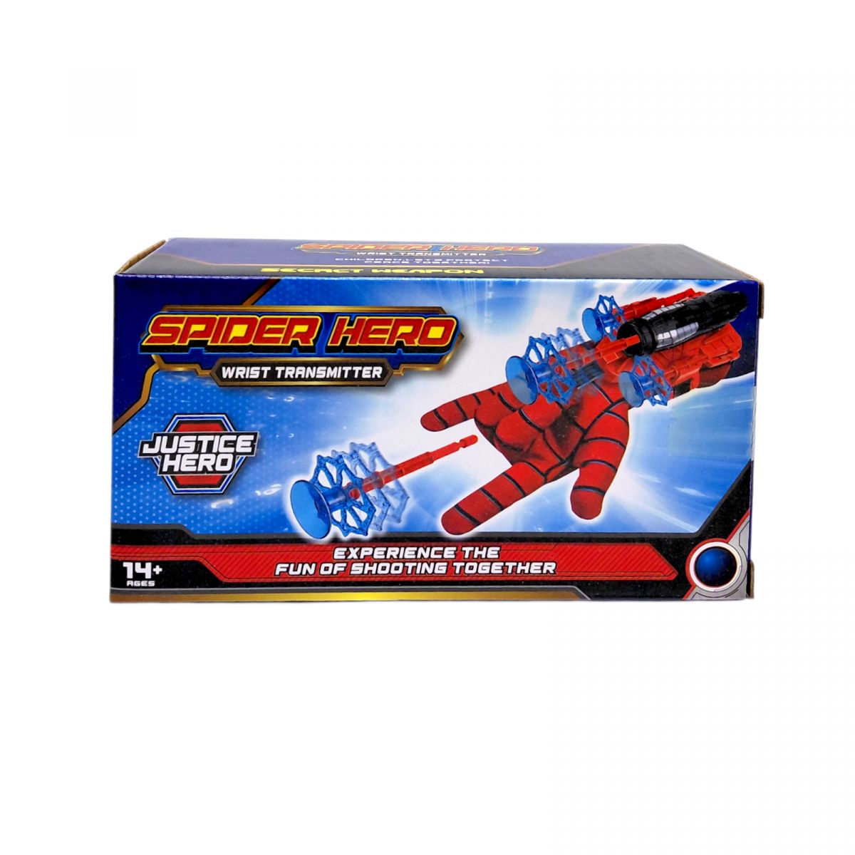 Запускач механічний, ремінці, 3 патрони-павутинки, в коробці  фото 1