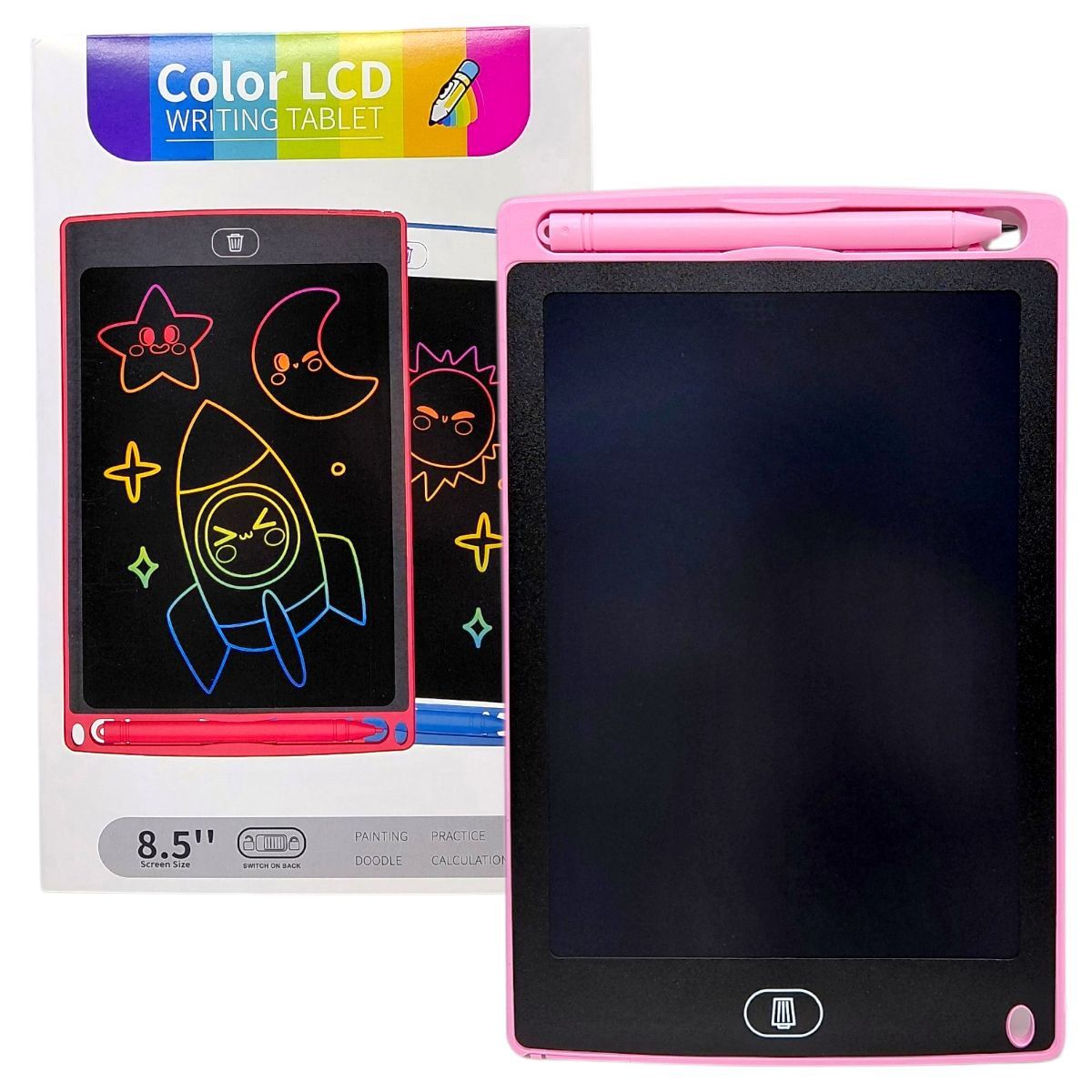 Планшет графічний кольоровий (РОЖЕВИЙ)  фото 1