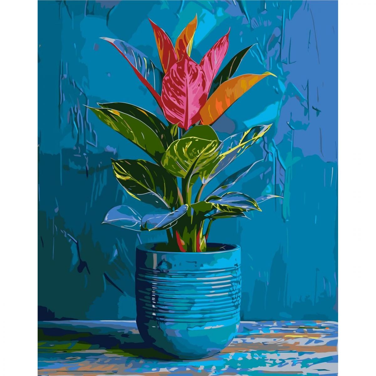 Картина по номерам "Тропический цветок" 40х50 см  фото 1