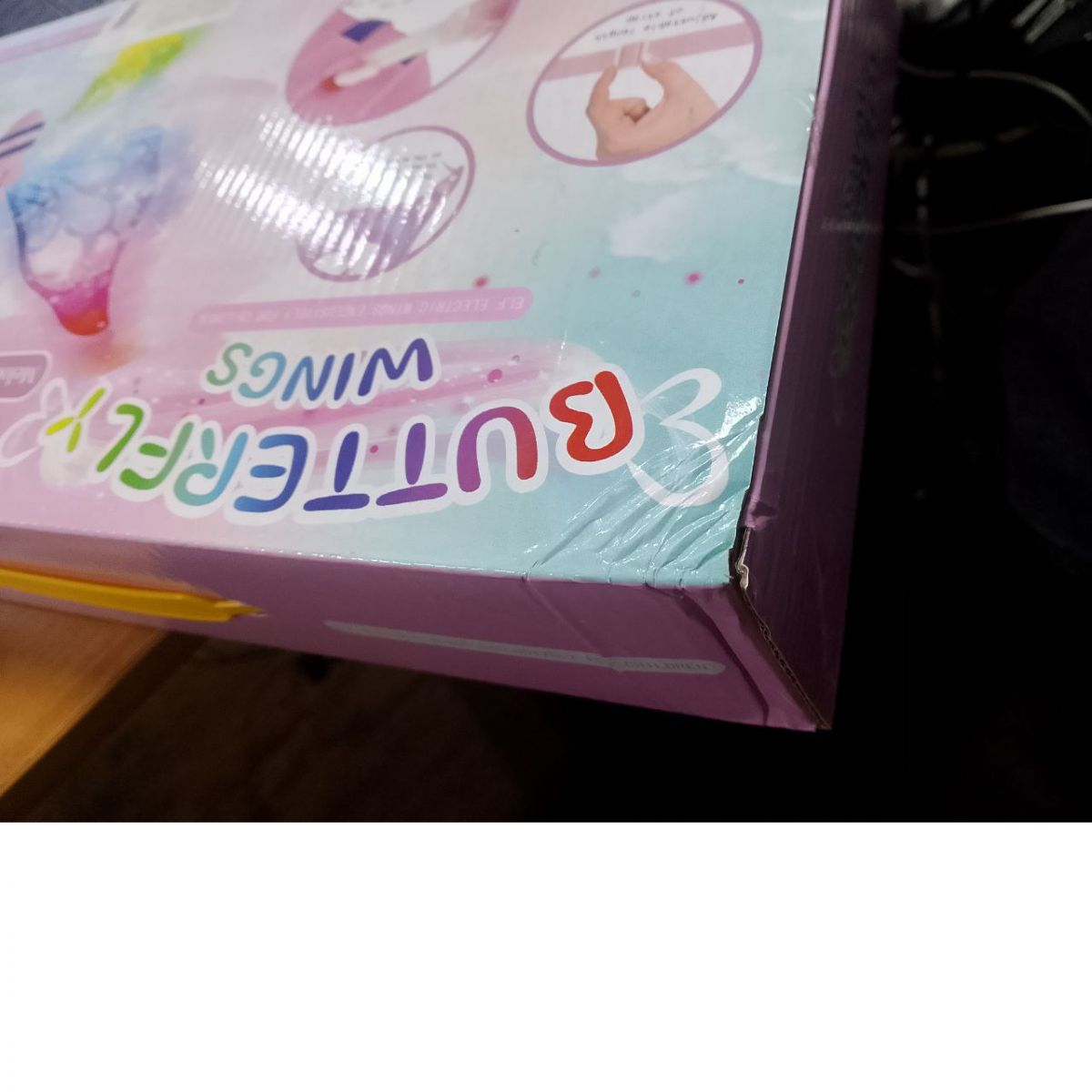 Уцінка.  Крила на батарейках "Butterfly", зі світлом та звуком Пошкоджене пакування  фото 1