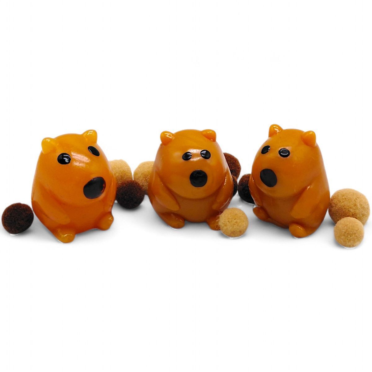 Іграшки антистрес Капібара 3 см, 35 ​​г  фото 1