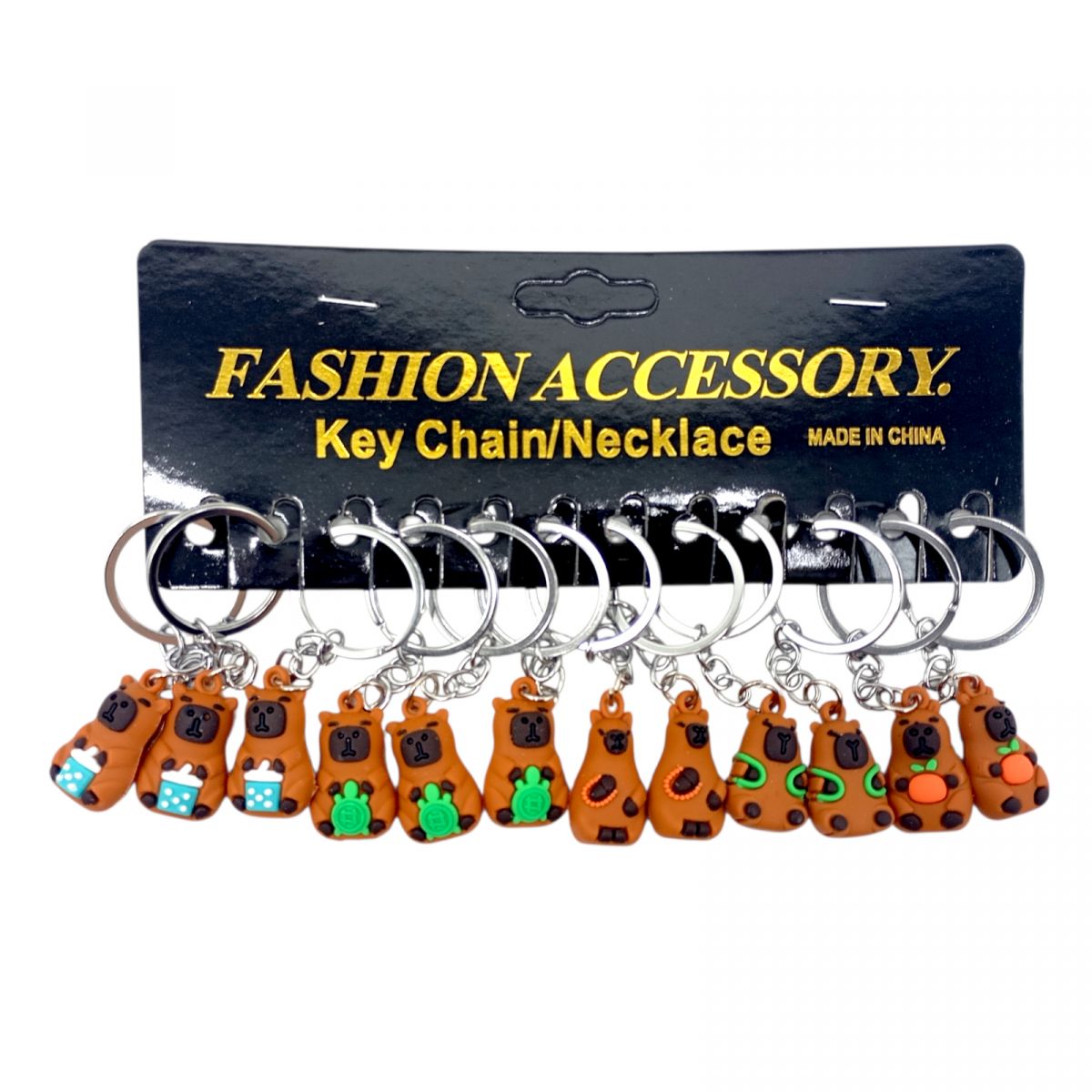 Брелоки гумові Капібари 9 см  фото 1