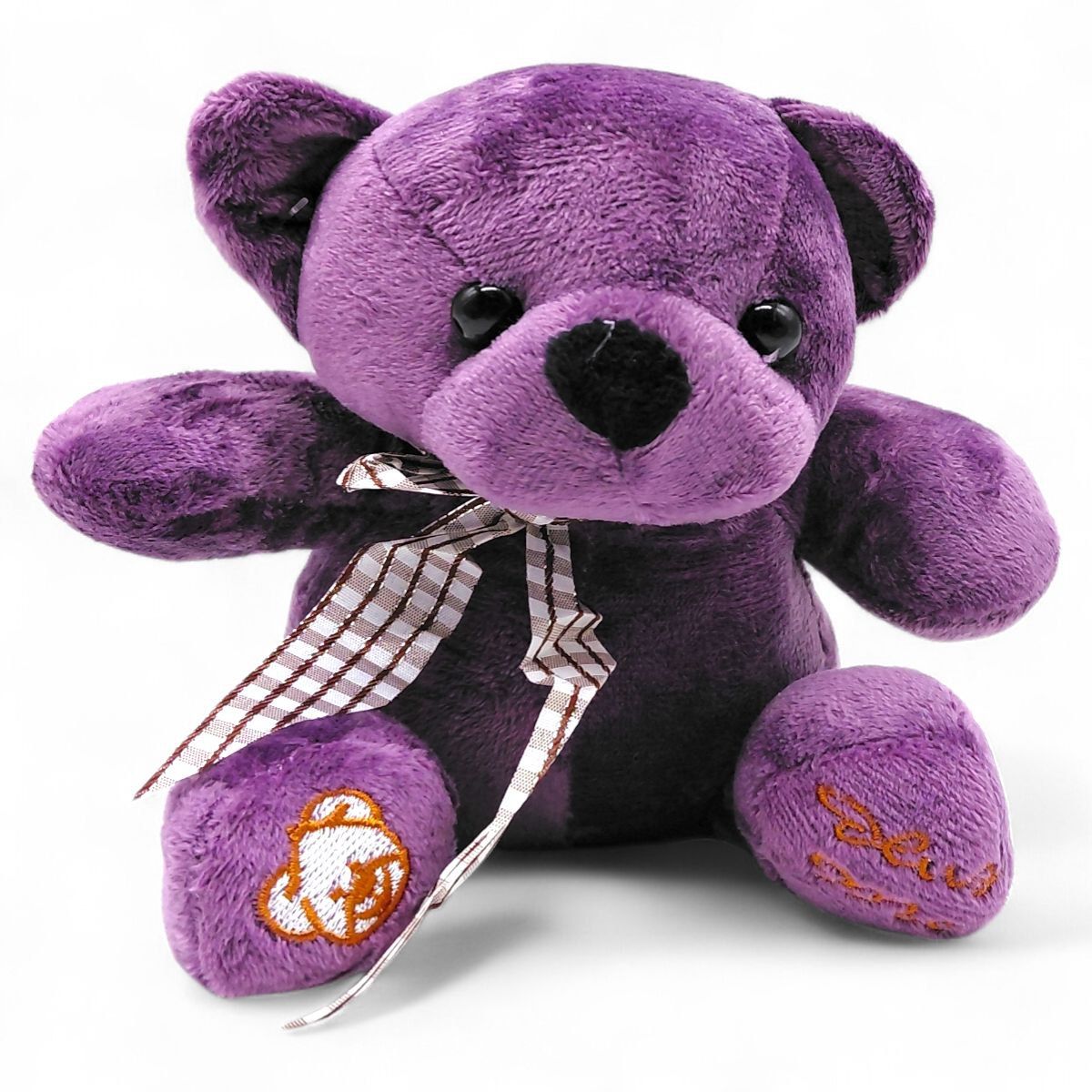 МʼЯКА ІГРАШКА ВЕДМЕДИК 15 СМ (ФІОЛЕТОВИЙ)  фото 1