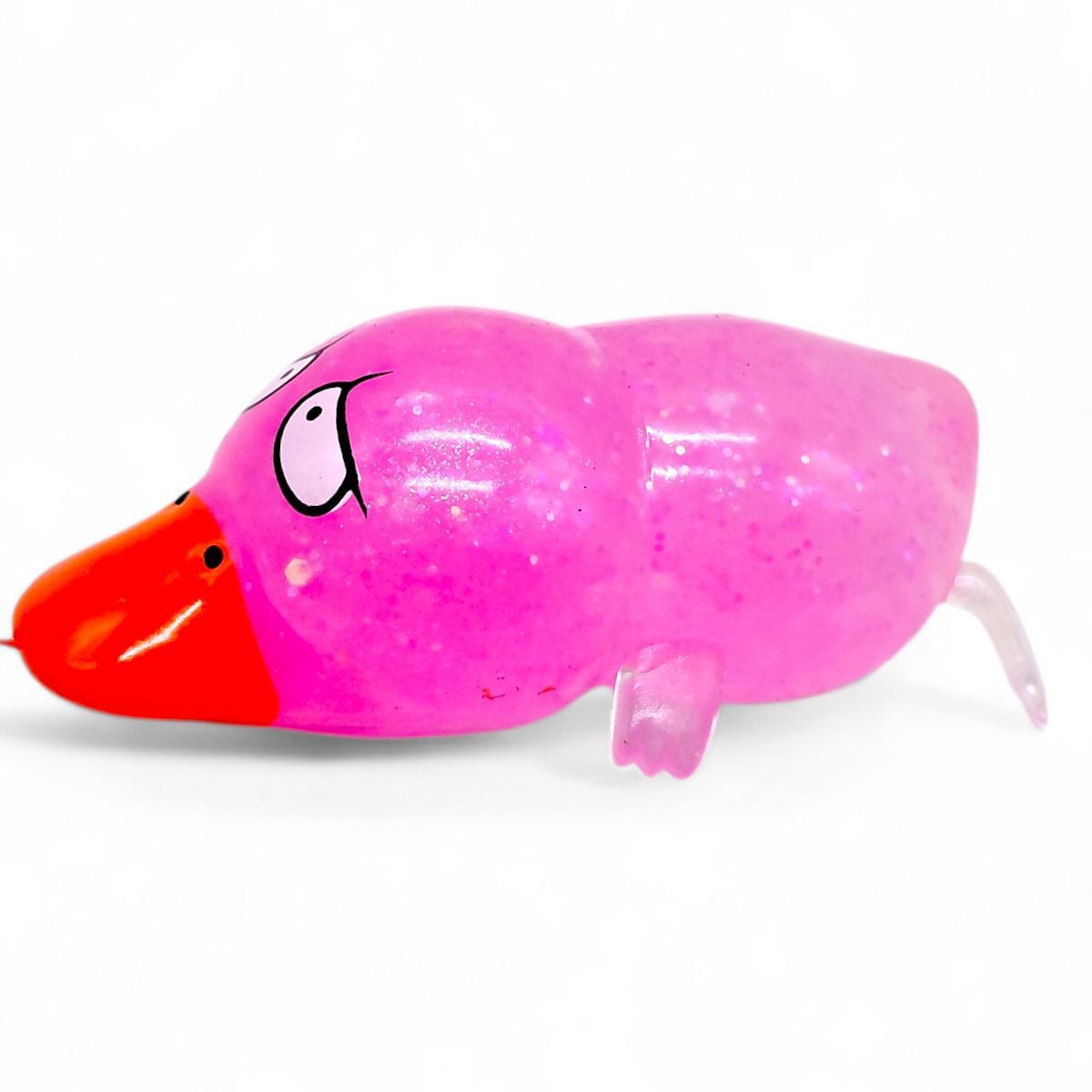 АНТИСТРЕС ЖУЙКА-ТЯГУЧКА КАЧЕНЯ 13 СМ (РОЖЕВЕ)  фото 1