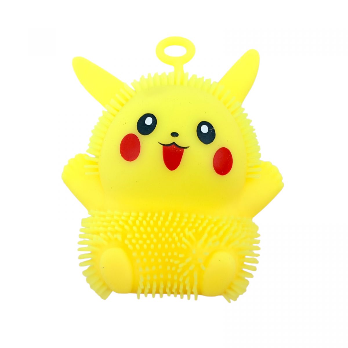 СЯЮЧИЙ СИЛІКОНОВИЙ АНІМЕ ПІКАЧУ 10 см.  (ЖОВТИЙ)  фото 1