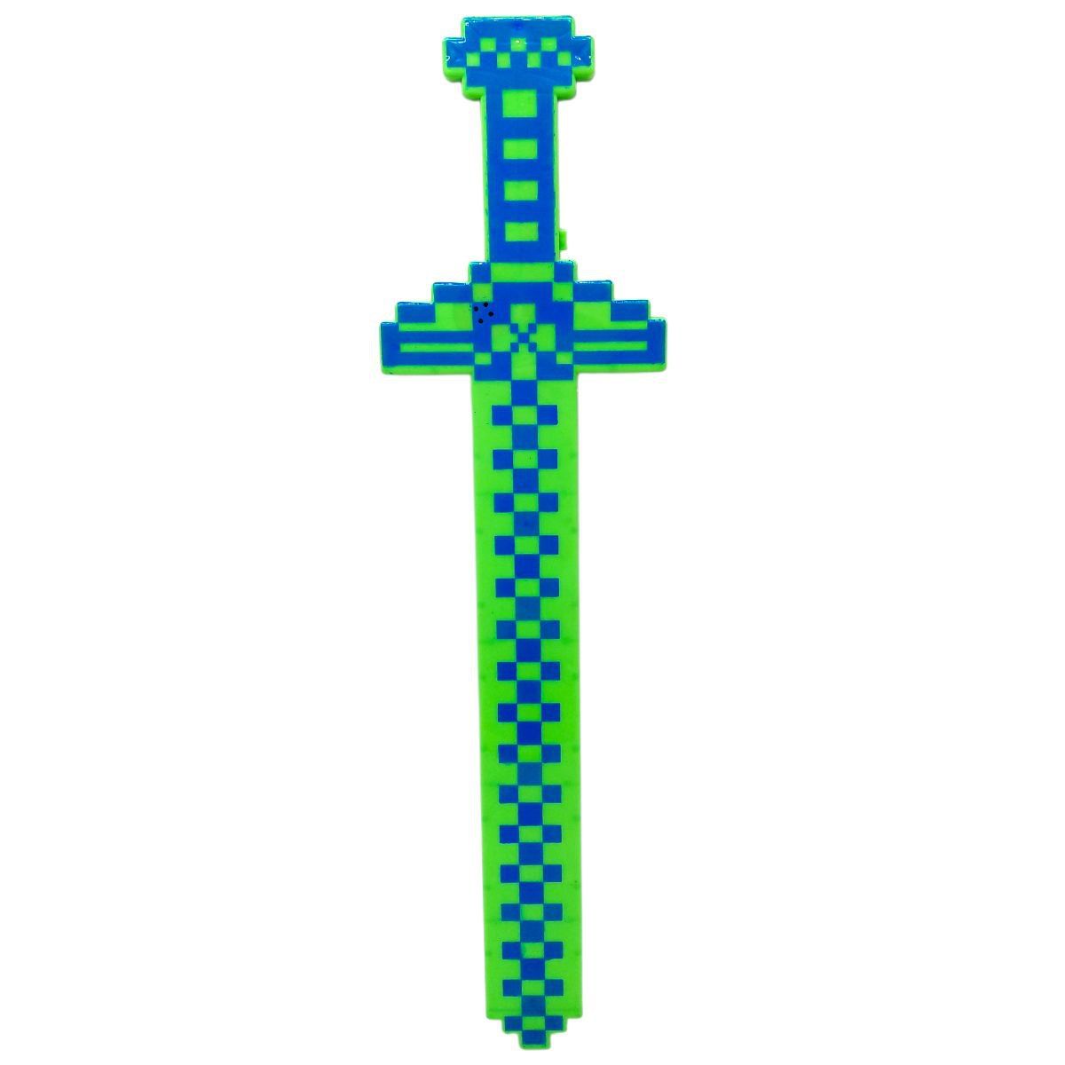 МЕЧ МАЙНКРАФТ/MINECRAFT, СВІТИТЬСЯ (ЗЕЛЕНИЙ)  фото 1