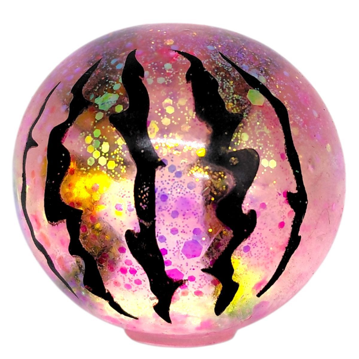 АНТИСТРЕС ЖУЙКА-ТЯГУЧКА КАВУН 5 СМ.  (РОЖЕВИЙ)  фото 1