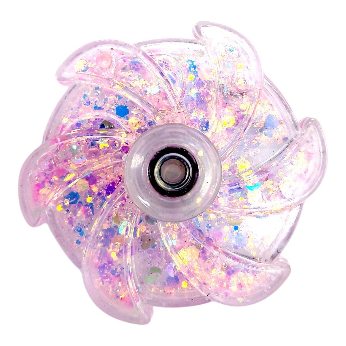 Спинер антистресс с глитером  фото 1