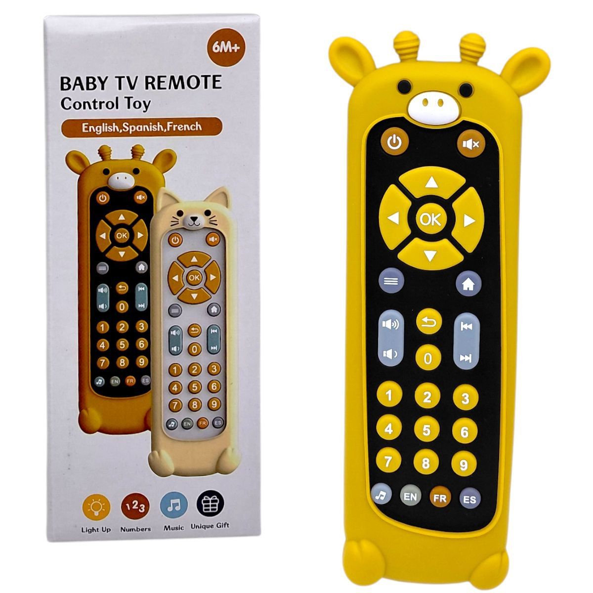 Интерактивная игрушка "Пульт.  Жирафчик" (3 языка озвучки)  фото 1