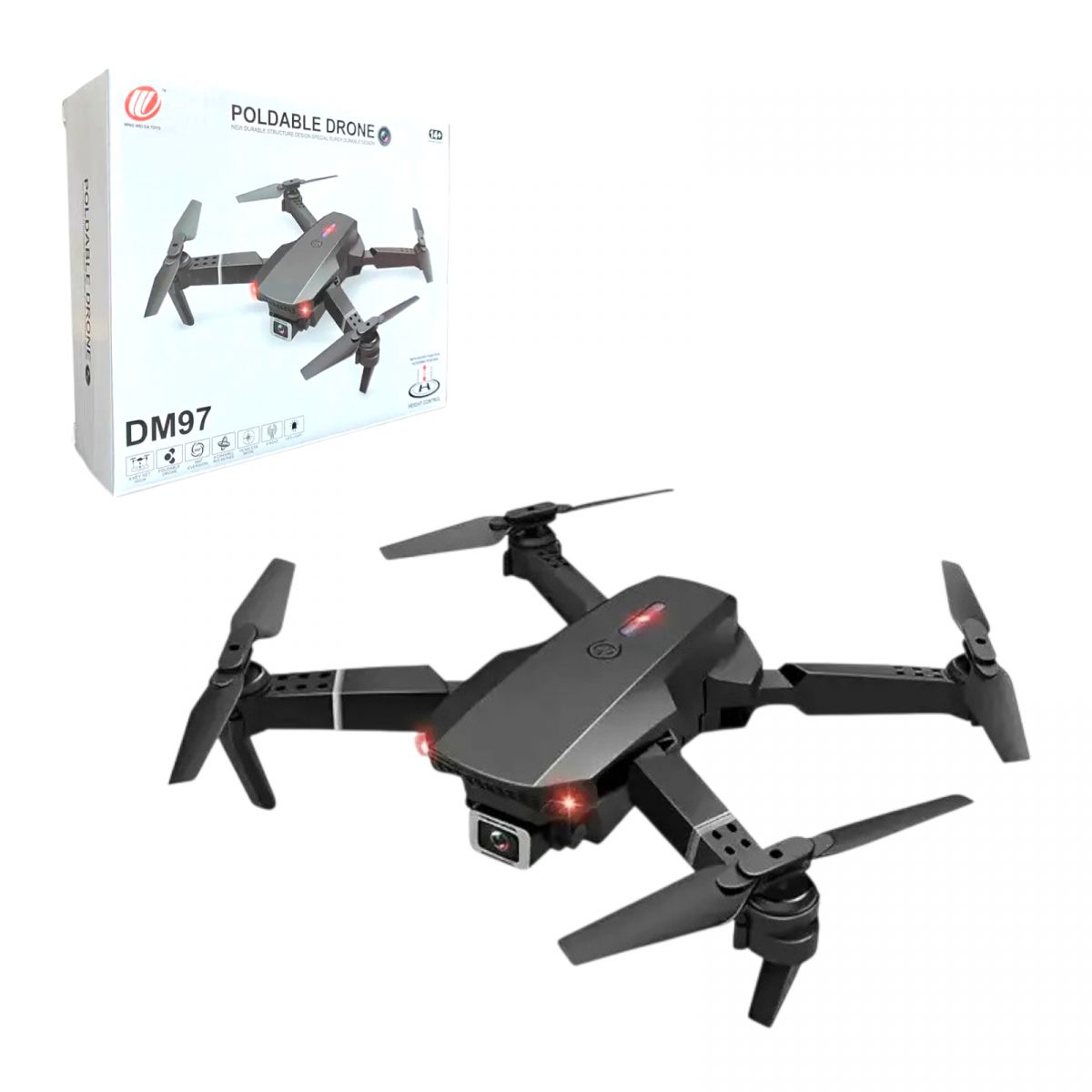 Квадрокоптер на радіокеруванні пульт 2,4 GHz, GPS, камера, акум.  3,7 V, “Headless mode”, у коробці  фото 1