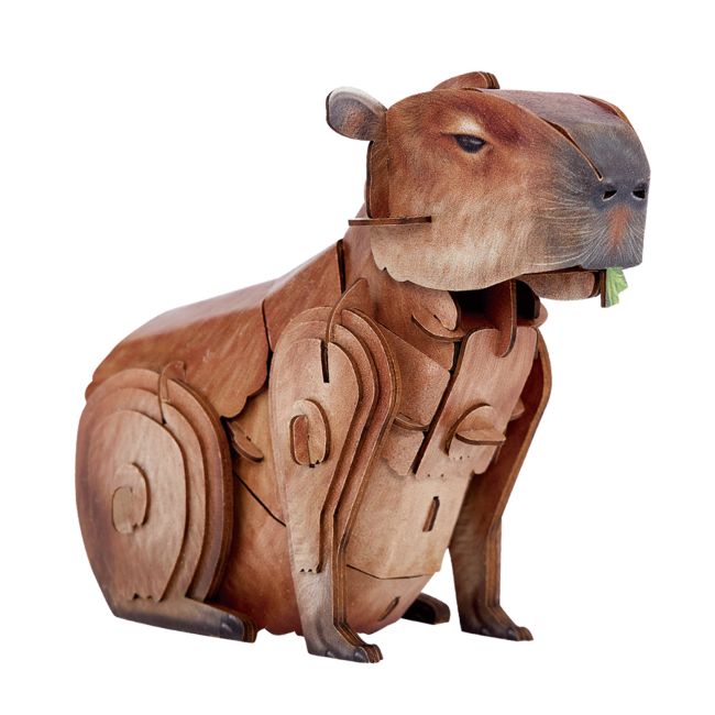 Тривимірна головоломка-конструктор із серії Дикі тварини "Капібара"  фото 1