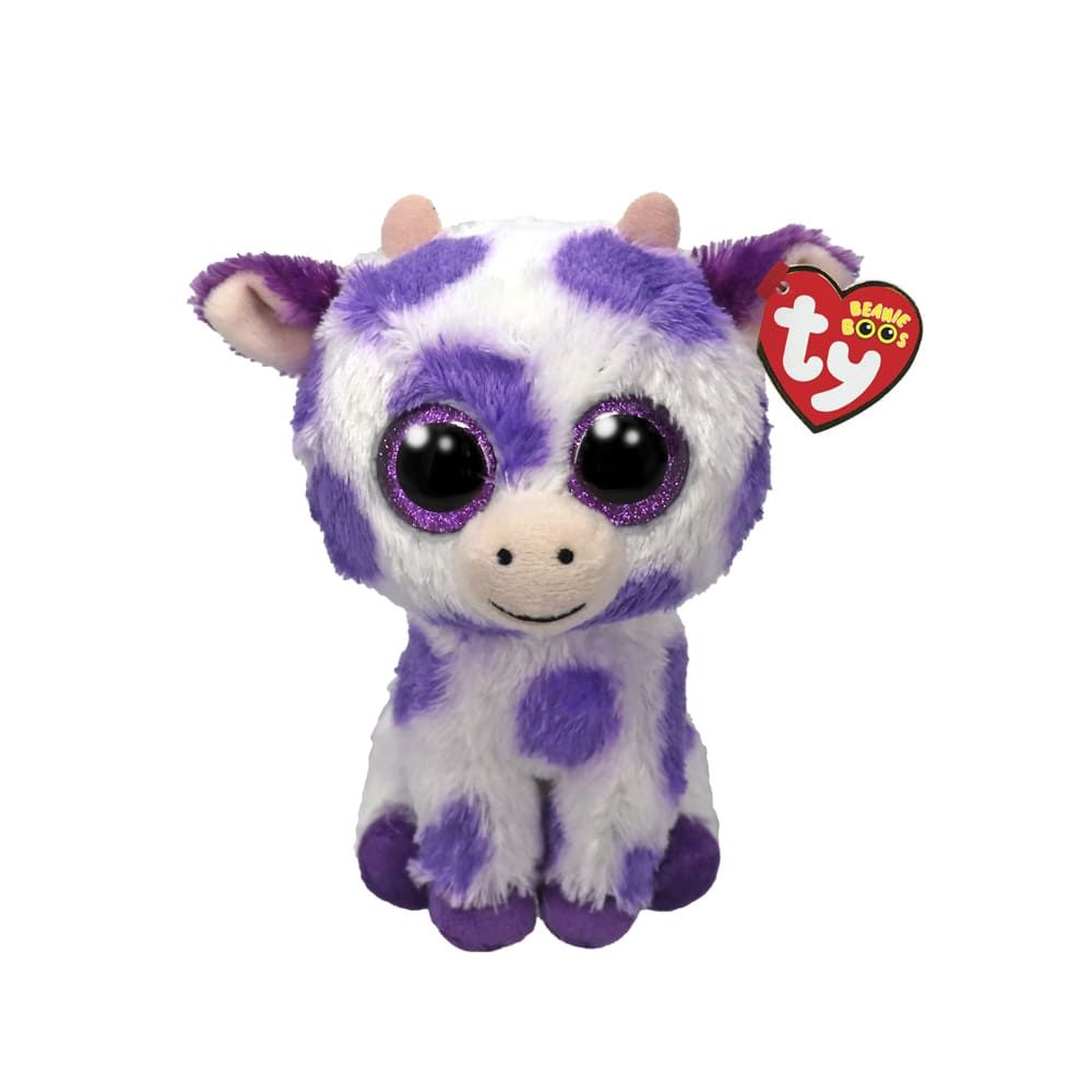 М’яка іграшка TY Beanie Boos Корова ETHEL 15 см  фото 1