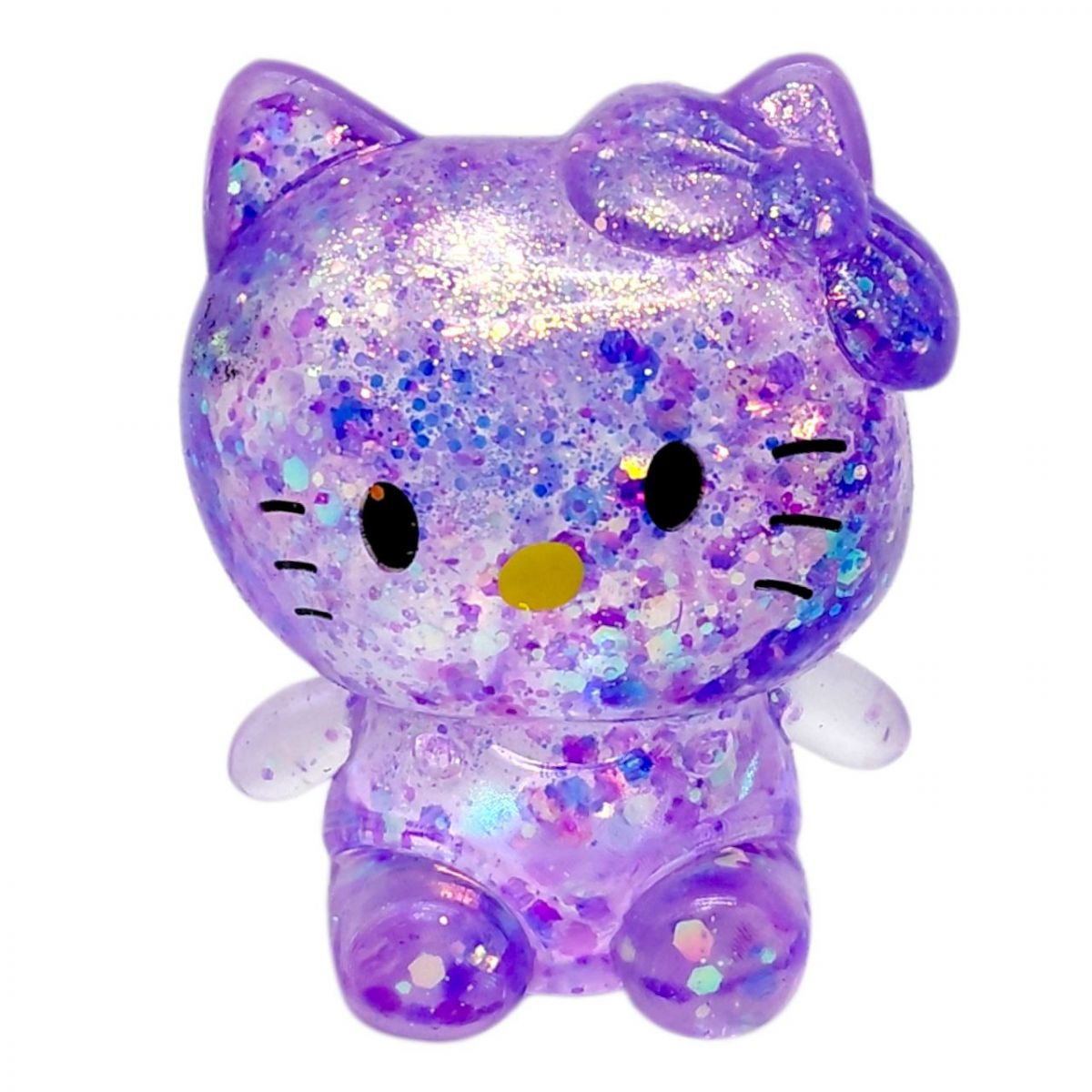 Антистрес жуйка-тягучка "Hello Kitty" 8 см (ФІОЛЕТОВИЙ)  фото 1