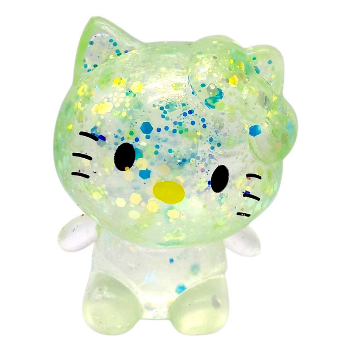 Антистрес жуйка-тягучка "Hello Kitty" 8 см (ЗЕЛЕНИЙ)  фото 1