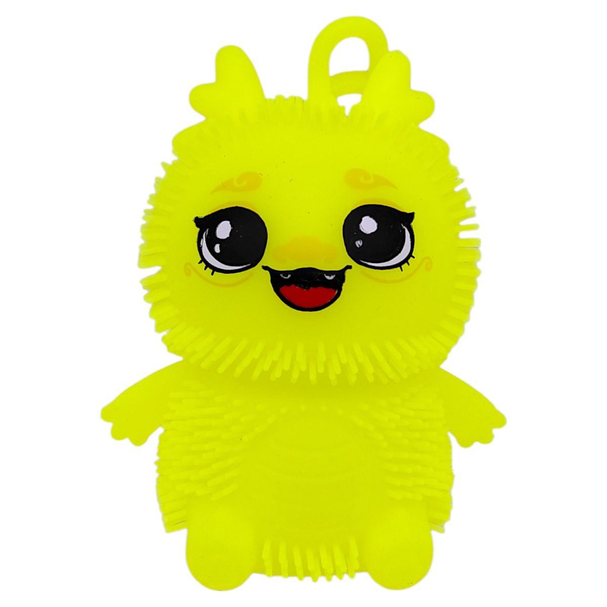 Ежик, что светится "олень" 11 см.  (желтый)  фото 1