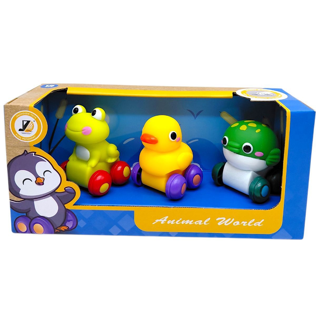 НАБІР ТВАРИНОК НА КОЛЕСИКАХ (ВИД 1)  фото 1