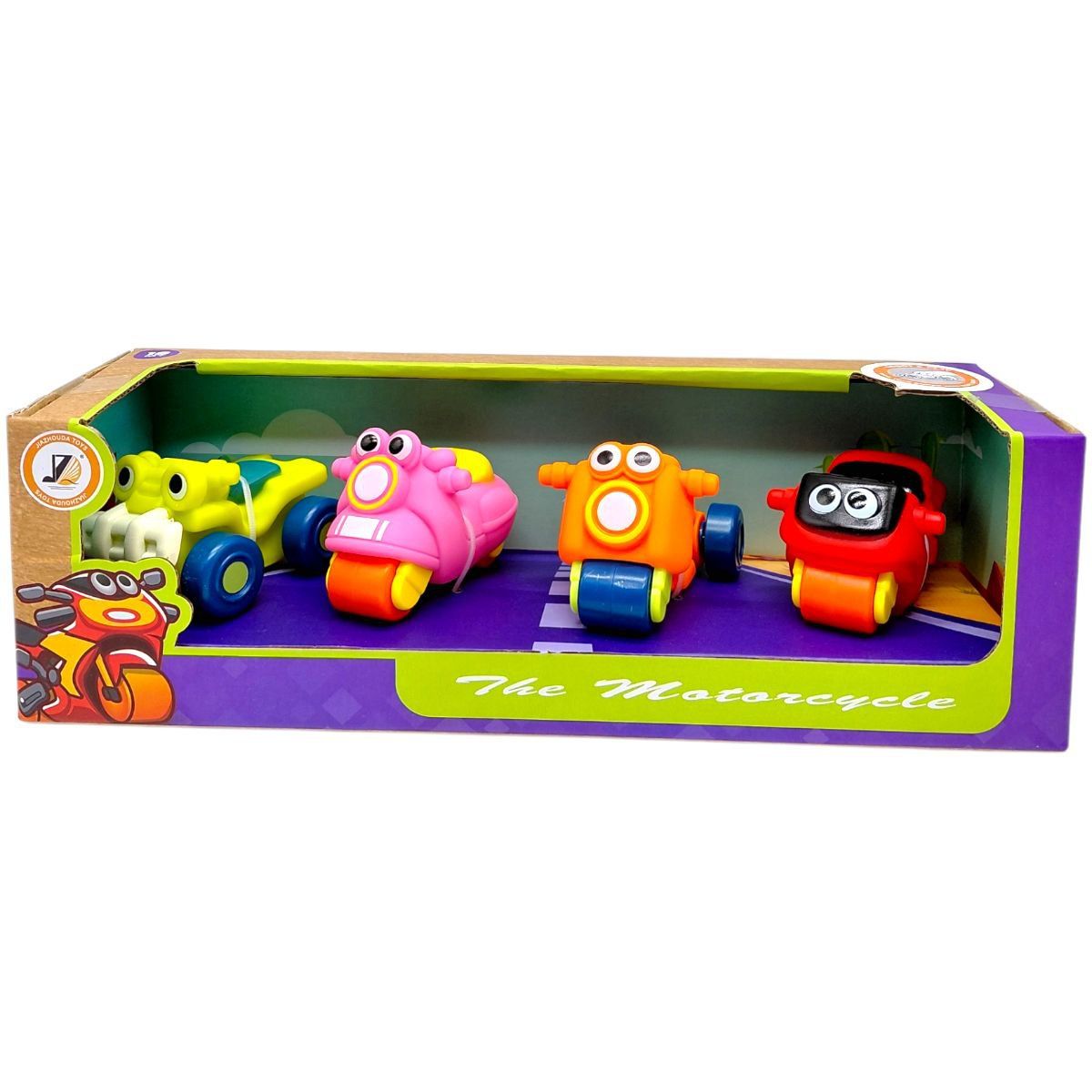 НАБІР МОТОЦИКЛІВ В КОРОБЦІ 4 ШТУКИ (ВИД 3)  фото 1
