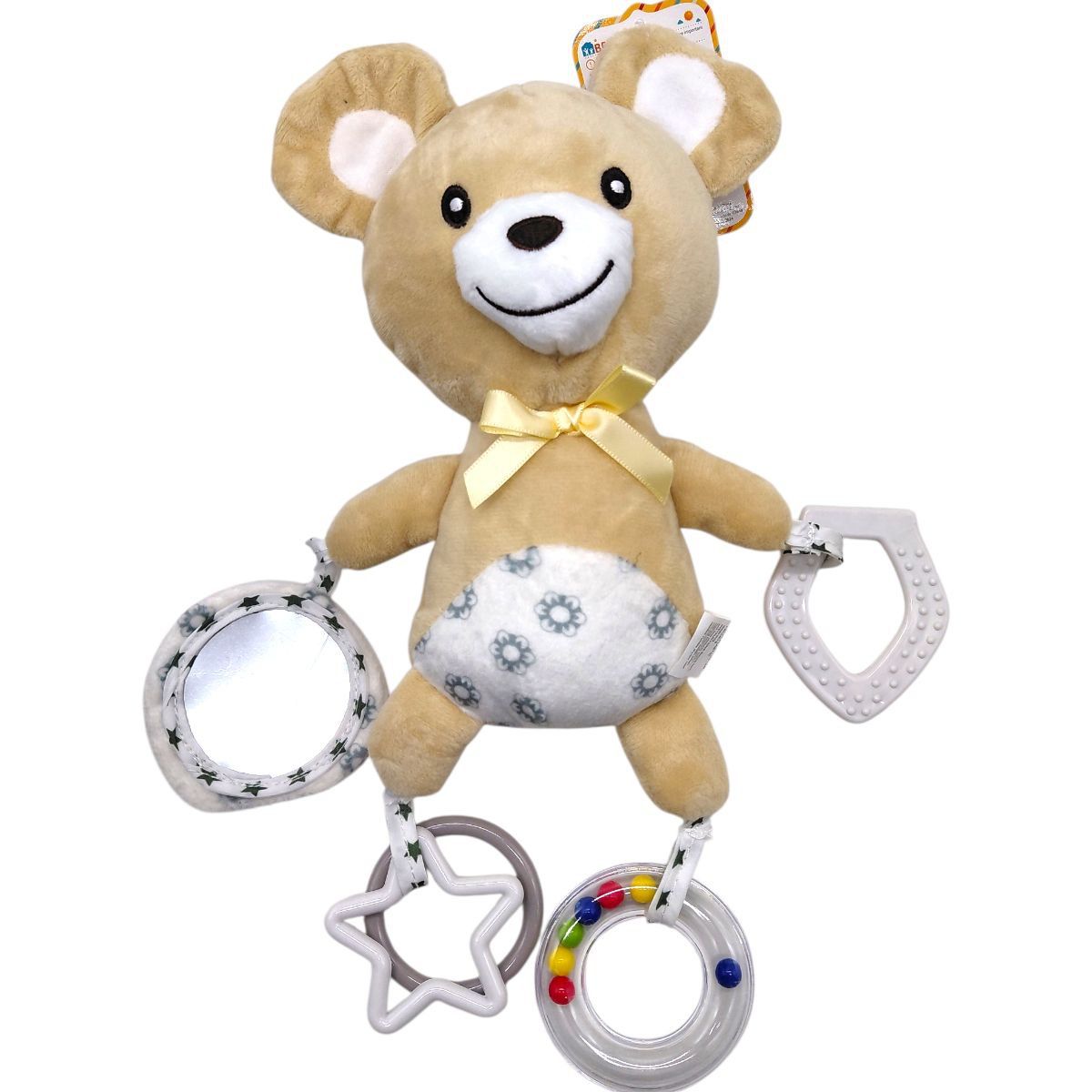 БРЯЗКАЛЬЦЕ М'ЯКЕ (БЕЖЕВИЙ ВЕДМЕДИК)  фото 1