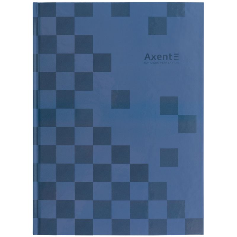 Книга записна А4-, 203*273 мм,96арк. , кліт. , Mosaic, синя  фото 1