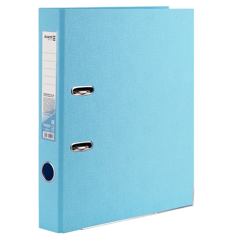 Папка-реєстратор двост.  PP 5 cм, розібр, Pastelini, бірюзова  фото 1