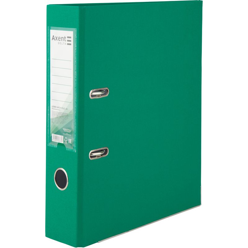 Регистратор одностор.  PP 7,5 cм, собр, зел  фото 1