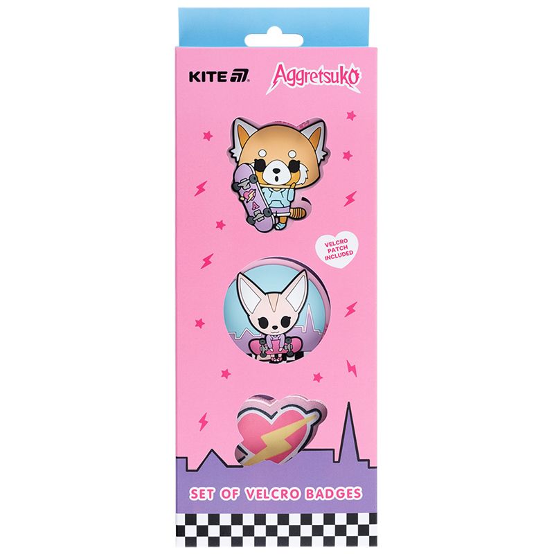 Набір бейджів на липучці, 3 шт. , 3012 AR  фото 1