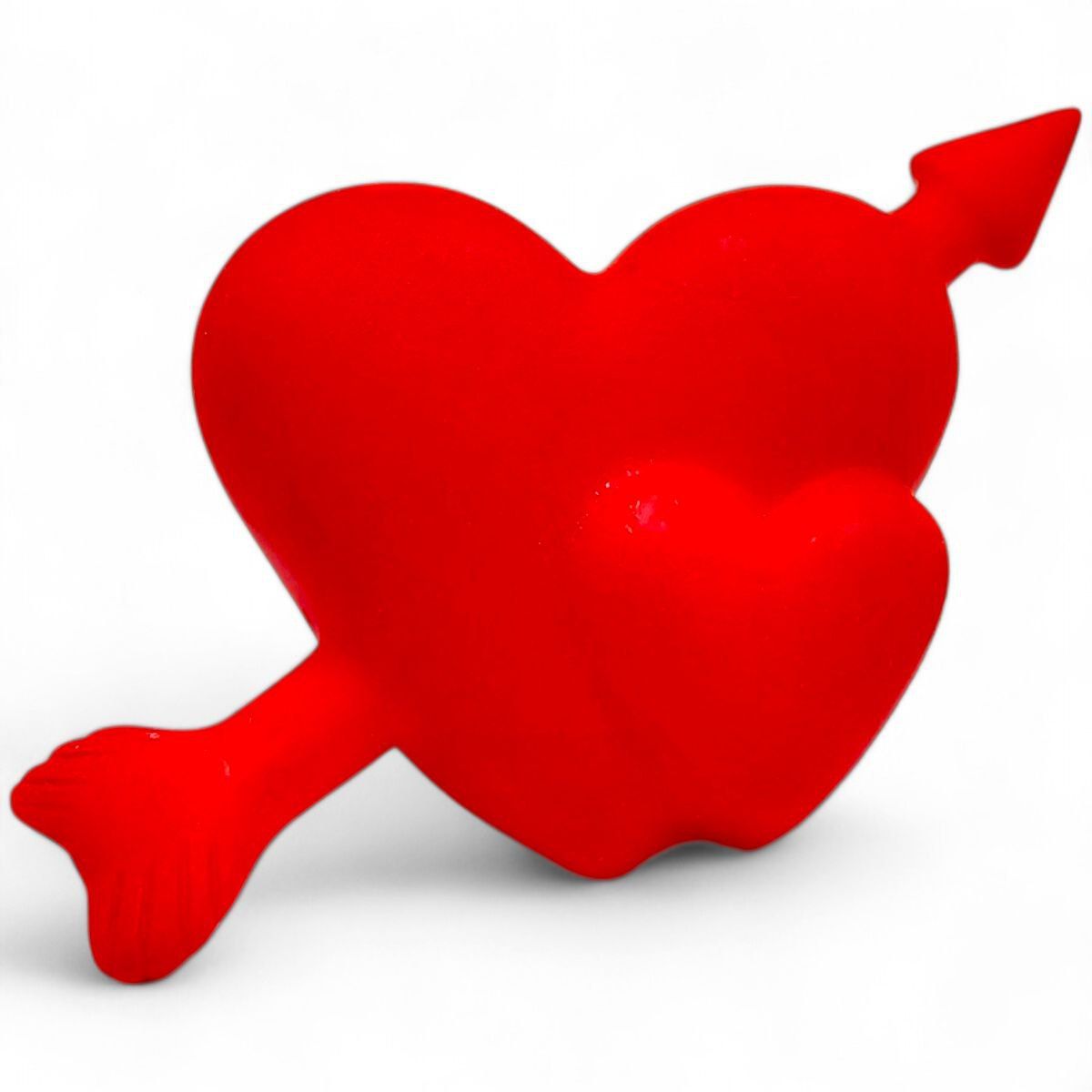 Іграшка зі світлом "Серце" 6,5 см  фото 1