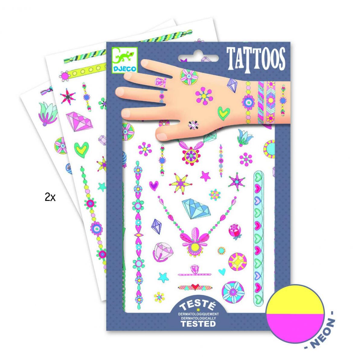 Набір декоративних наклейок для тіла "Дженіс"  фото 1