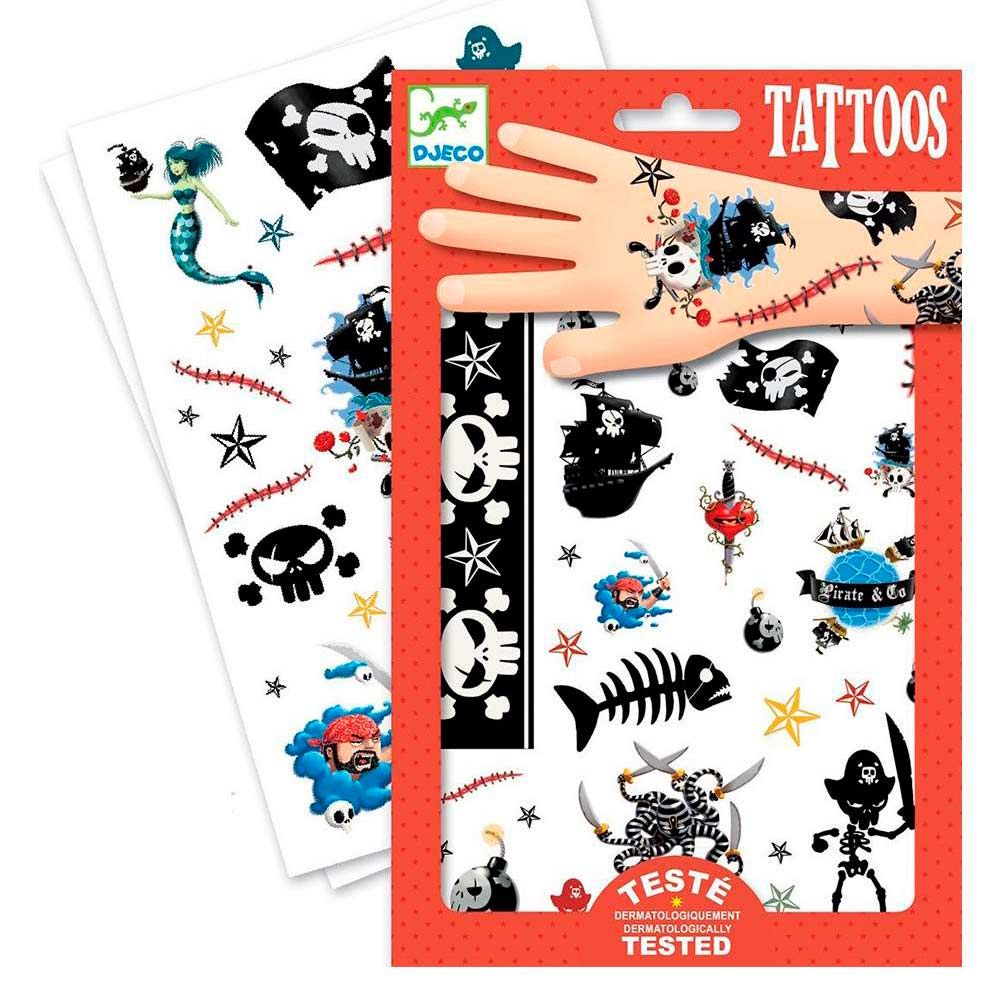 Набір декоративних наклейок на тіло "DJECO.  Пірати"  фото 1