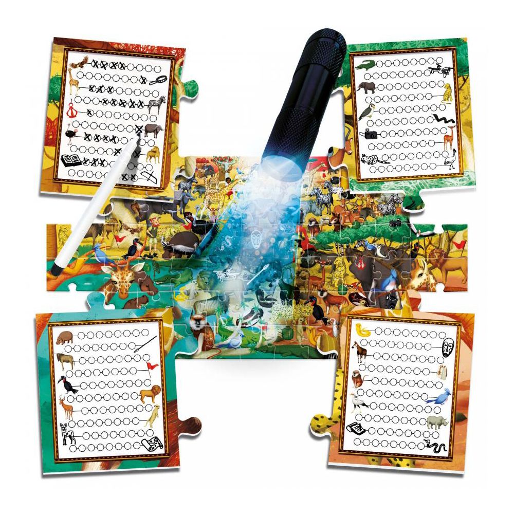 Розвиваючий пазл "HEADU.  Досліджуйте сафарі"  фото 1