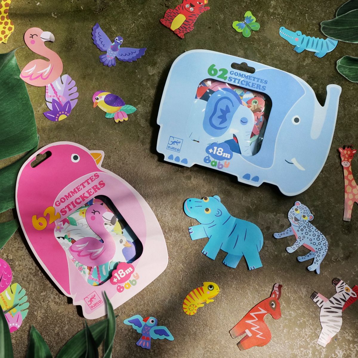 Набір фігурних наліпок "Djeco.  Тварини Антарктики"  фото 1