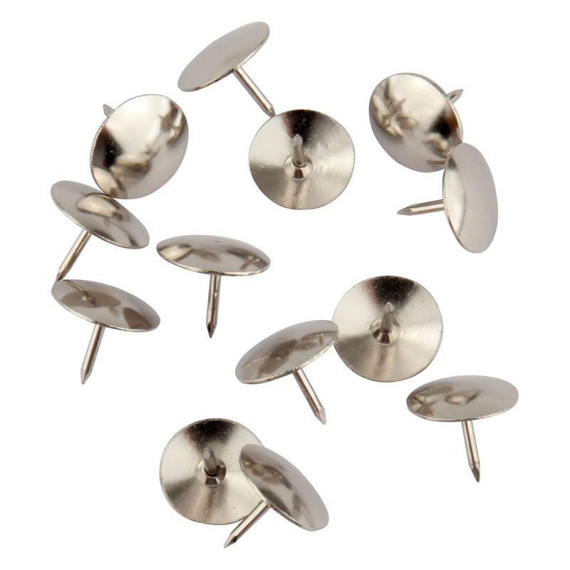 Кнопки нікельовані, 100 шт.  фото 1