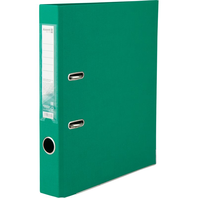 Папка-реєстратор двост.  PP 5 cм, зібрана, зел  фото 1