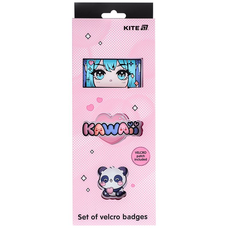 Набір бейджів на липучці, 3 шт. , 3012-1  фото 1