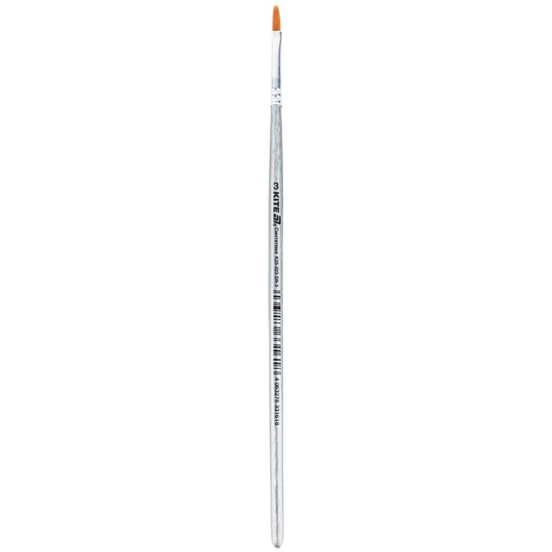 Пензель синтетика овальний  3  фото 1