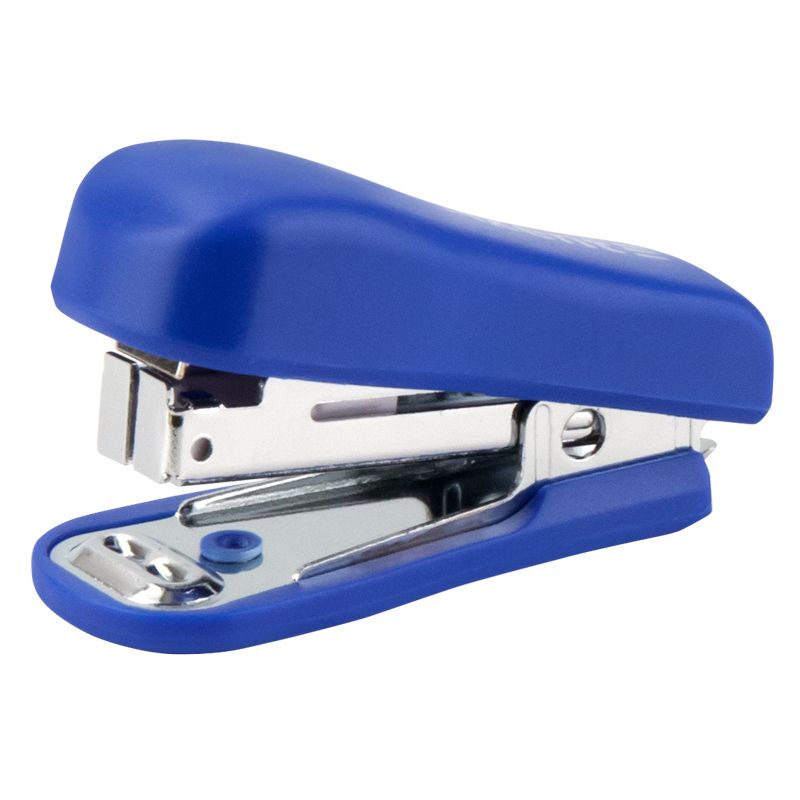 Степлер Standard пласт. , №10/5, 12 л. , синий  фото 1