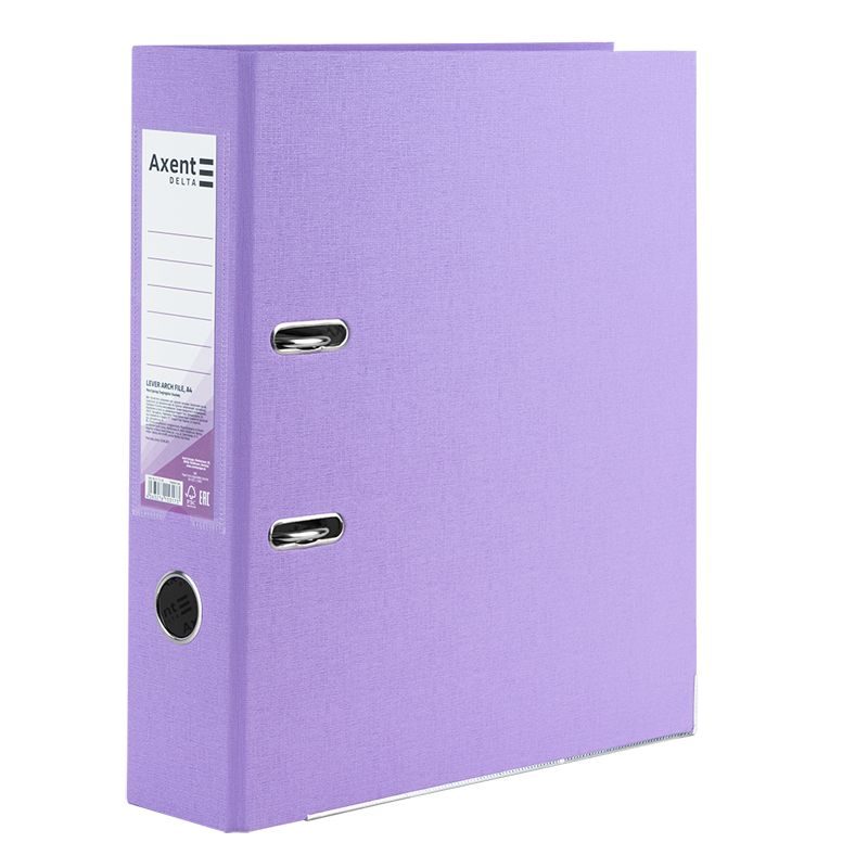 Регистратор одностор.  PP 7,5 cм, собр, Pastelini, сиреневая  фото 1