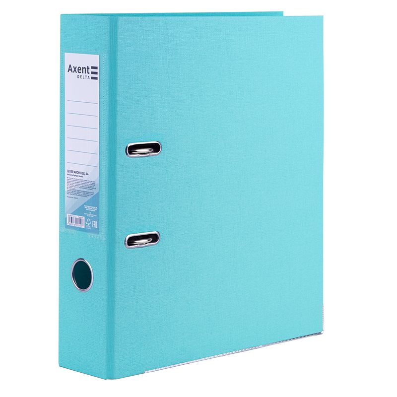 Регистратор двустор.  PP 7,5 cм, разобр, Pastelini, бирюз  фото 1