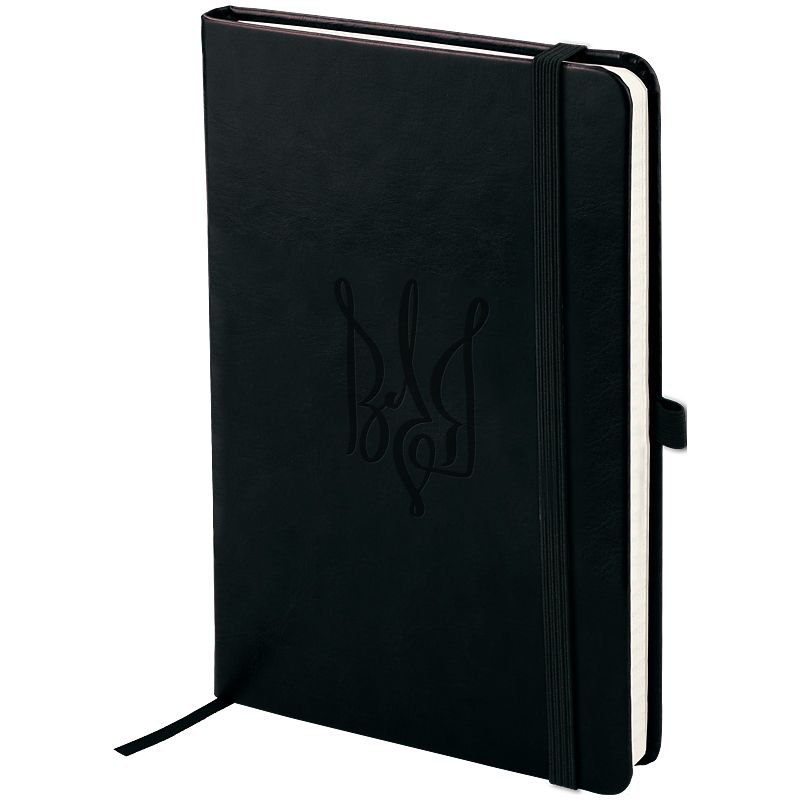 Книга записна Partner Lux, 125*195, 96арк, кл, чор, Воля  фото 1