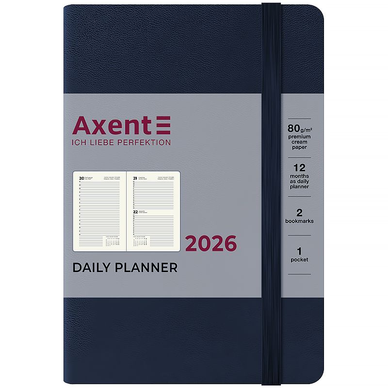 Щоденник 2026 Pocket Strong, 104*146, синій  фото 1