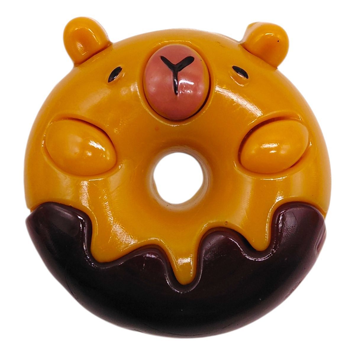 Игрушка антистресс (таба) "Капибара пончик" 7 см  фото 1