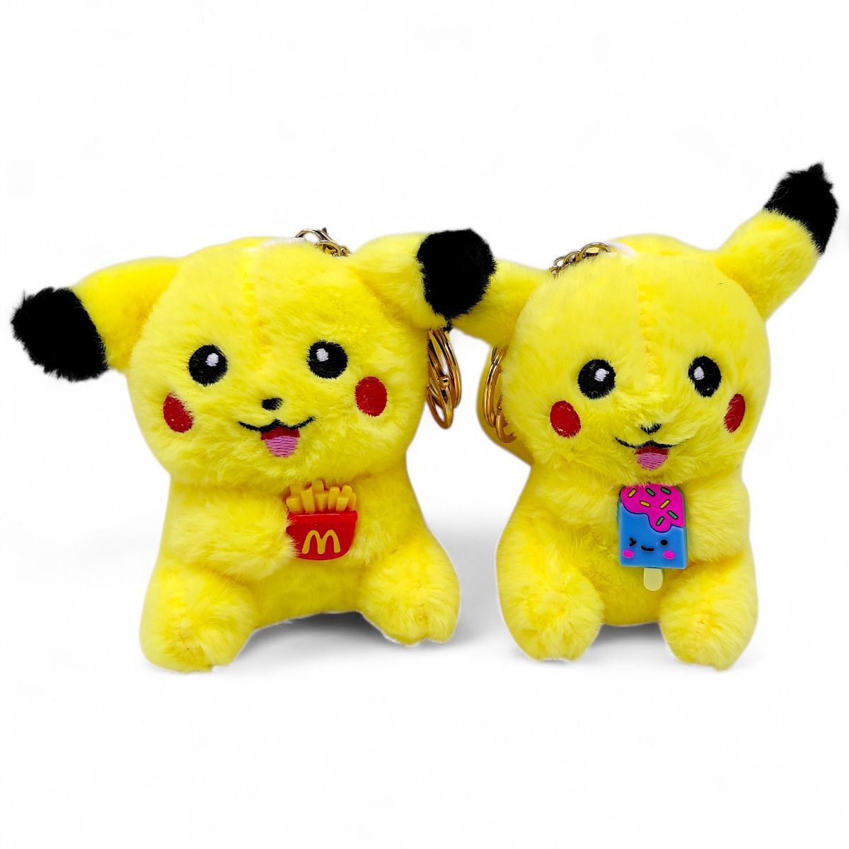 Мʼяка іграшка-брелок "Покемон з морозивом" 13 см (мікс)  фото 1