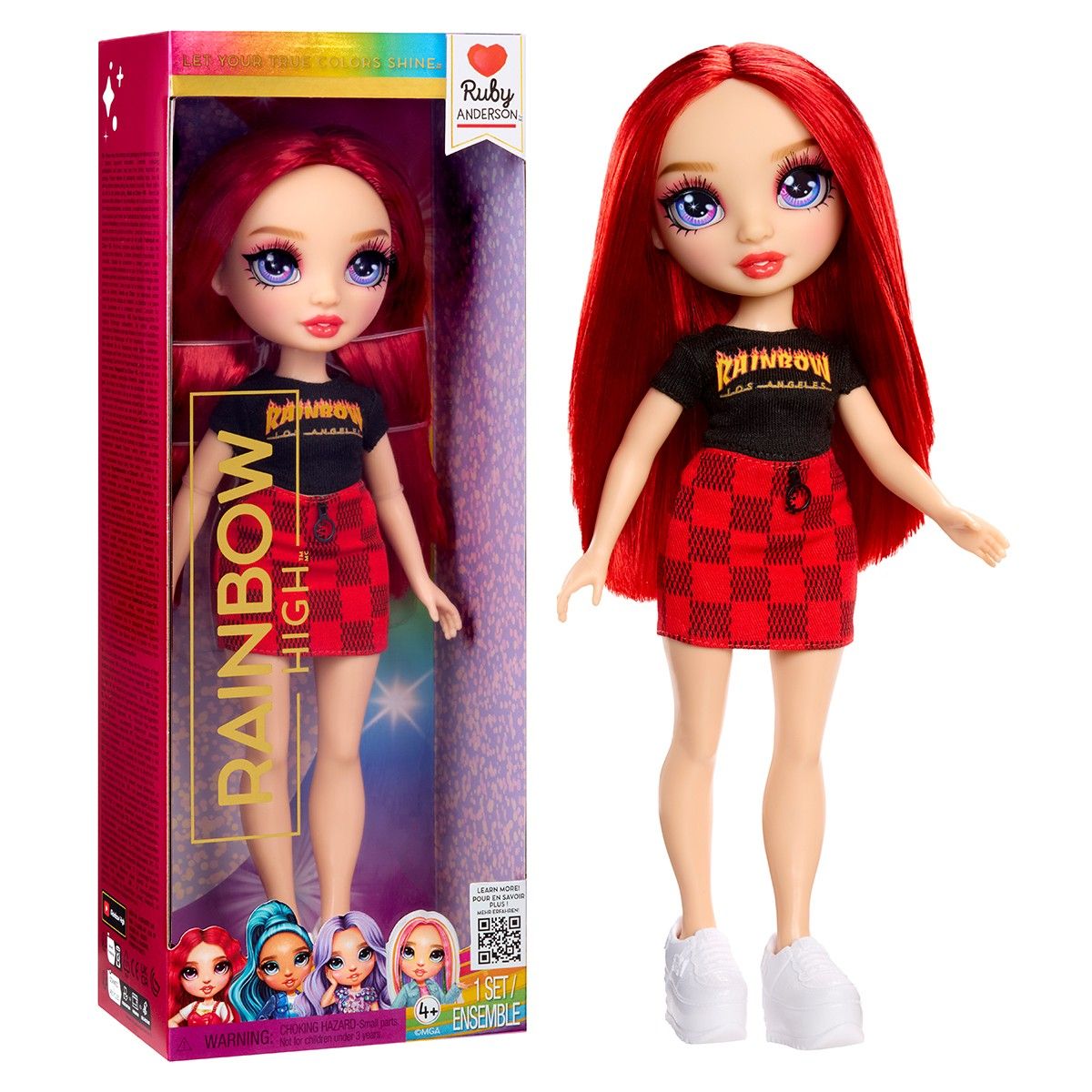 Лялька Rainbow High серії ОРР - Рубі  фото 1