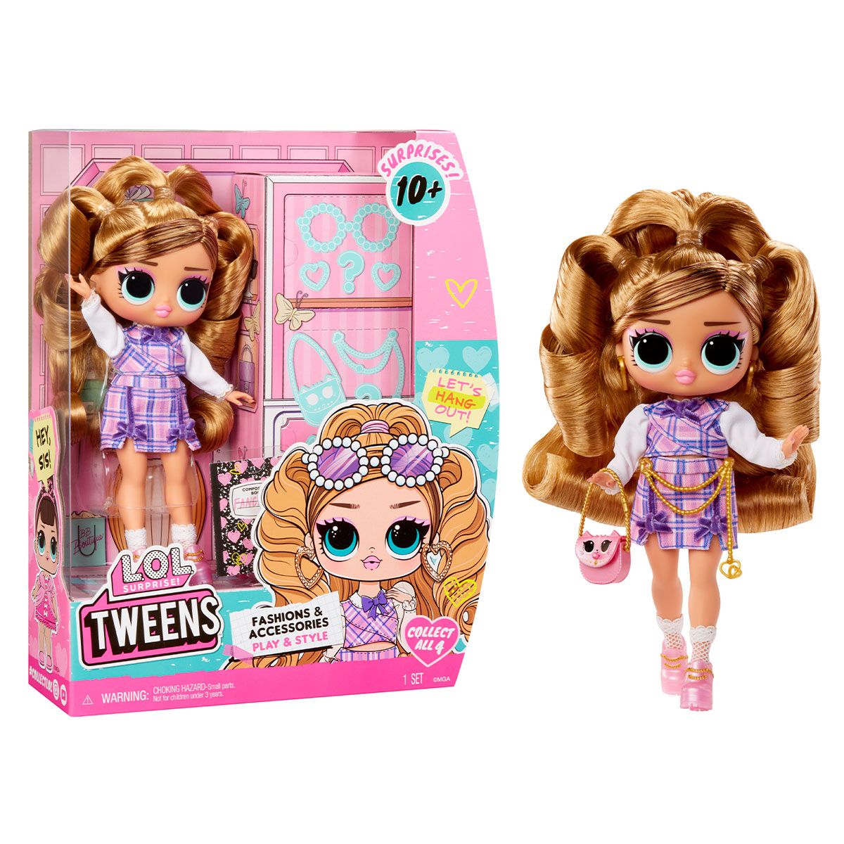 Ігровий набір з лялькою L. O. L.  Surprise! серії Tweens Core  – Модниця  фото 1