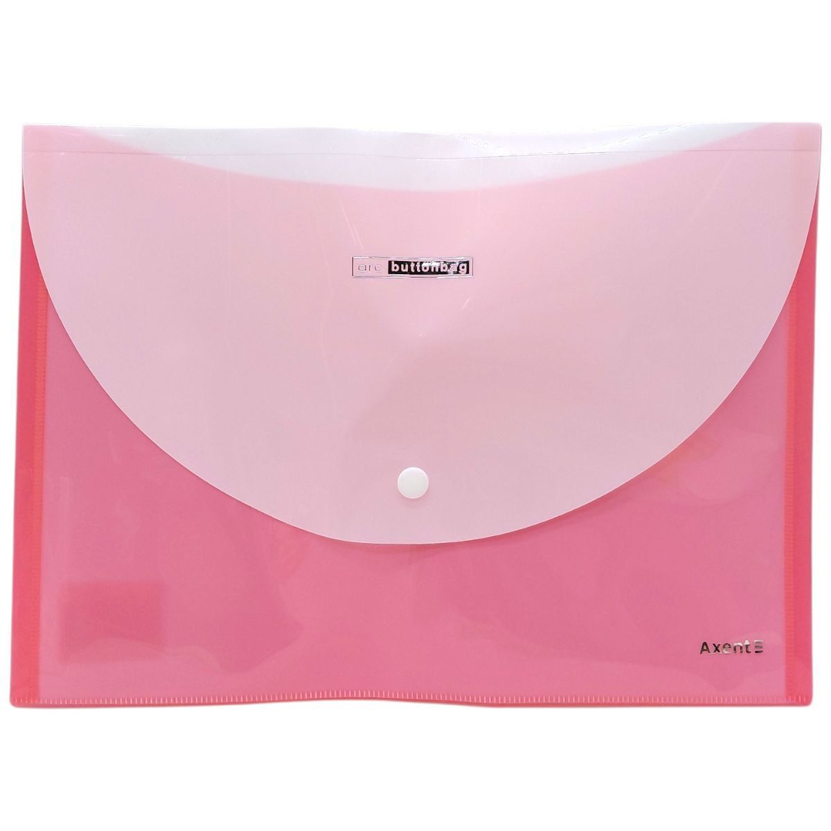 Папка пластикова на кнопці А4 (РОЖЕВА)  фото 1