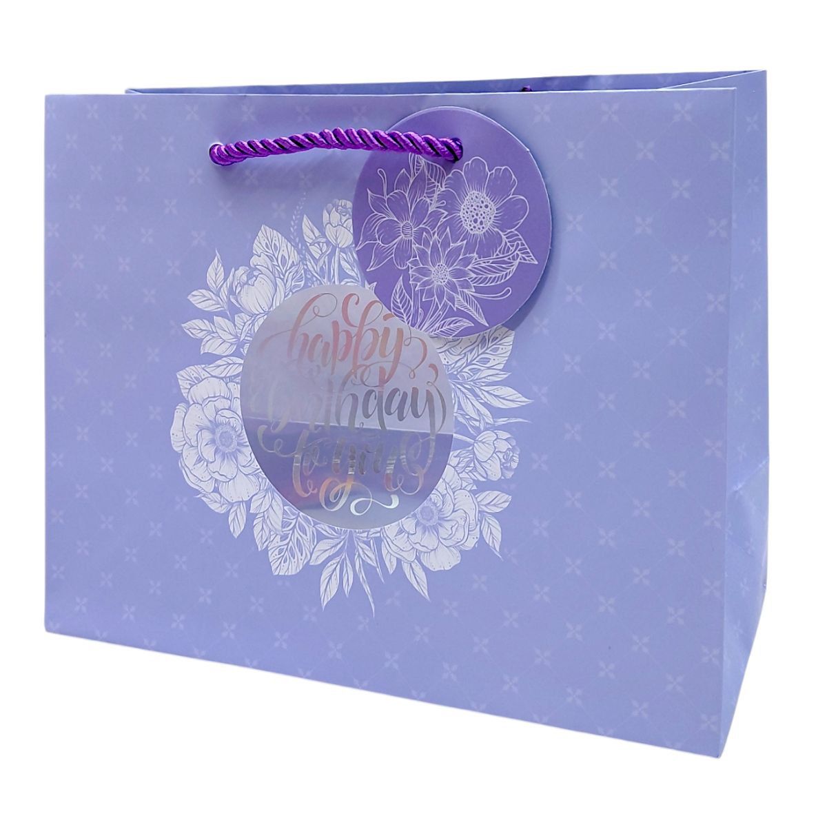 Пакет паперовий, подарунковий, 23х18х10 см  фото 1