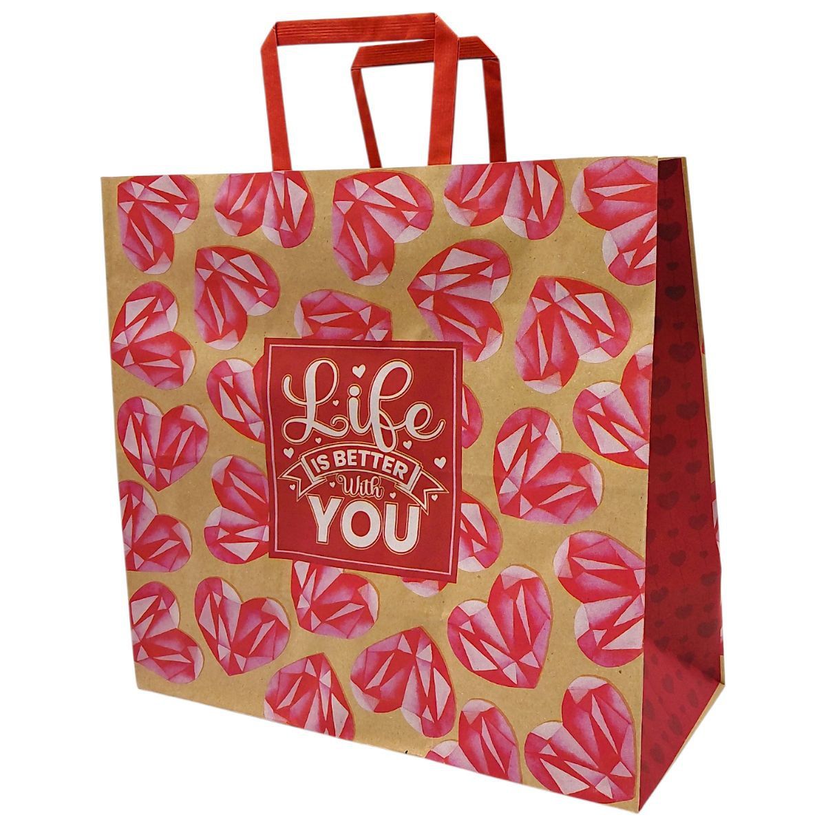 Пакет паперовий КРАФТ 32х15х30 см  фото 1