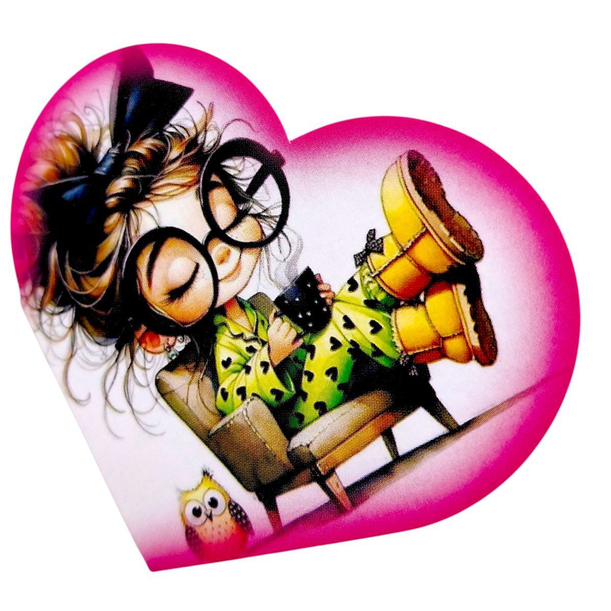 Листівка вітальна "Валентинка" 13,1х7,1 см (10 штук)  фото 1