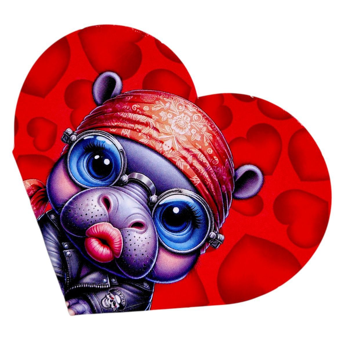 Листівка вітальна "Валентинка" 13,1х7,1 см (10 штук)  фото 1