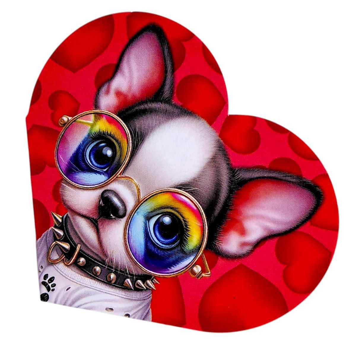 Листівка вітальна "Валентинка" 13,1х7,1 см (10 штук)  фото 1